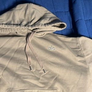 Alo size small brown accolade hoodie